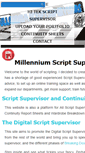 Mobile Screenshot of millenniumscriptsupervisors.com